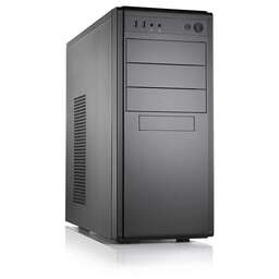 FOXLINE Корпус для ПК FL-886-U3C ATX case, black w/o PSU, w/1xUSB2.0+1xUSB3.0+1xType-C, w/o pwr cord, w/oFAN