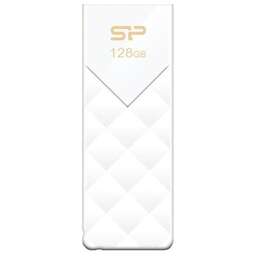 SILICON POWER Флешка USB Blaze B03 128ГБ, USB3.1, белый [sp128gbuf3b03v1w]