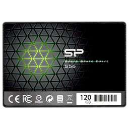 SILICON POWER SSD накопитель Slim S56 120ГБ, 2.5", SATA III, SATA [sp120gbss3s56b25]