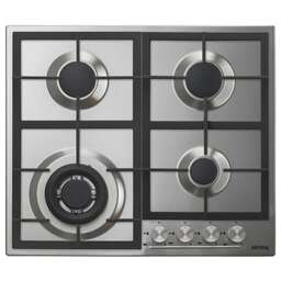 KORTING Газовая варочная панель HG 665 CTX, 4 конфорки, нержавеющая сталь, серебристый