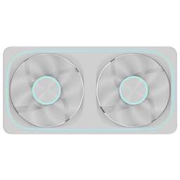 FORMULA Вентилятор для корпуса Air Fusion 2 Reverse ARGB 120х120x28 белый 4-pin 39.11дБ (упак.:2шт) (AIR FUSION 2 WH REVERSE) Ret