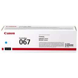 CANON Картридж лазерный 067C 5101C002 голубой (1250стр.) для LBP631/633/MF651/655/657