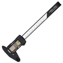 DELI Электронный штангенциркуль DL90150B 150мм, метрическая/дюймовая конвертация, пластик, светодиодный дисплей