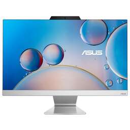 ASUS Моноблок F3402WFA-WPC0050 23.8" Full HD Ryzen 5 7520U (2.8) 8Gb SSD512Gb RGr CR без ОС GbitEth WiFi BT 90W клавиатура мышь Cam белый 1920x1080