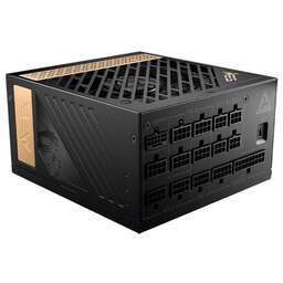 MSI Блок питания MEG Ai1300P PCIE5 |306-7ZP4A11-CE0| , 1300W, 80+ Platinum, полностью модульный, ATX 3.0, PCIE5, RTL