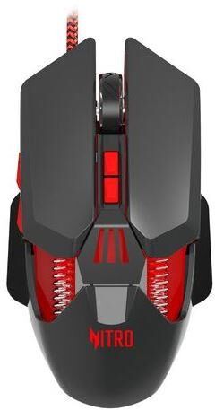 Мышь ACER проводная Nitro OMW302, игровая, оптическая, USB, 7200dpi, черный [zl.mcecc.025]