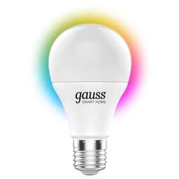 GAUSS Умная лампа IoT Smart Home E27 8.5Вт 806lm Wi-Fi (1170112)