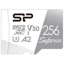 SILICON POWER Флеш карта microSDXC 256GB SP256GBSTXDA2V20 Superior V30 A2 w/o adapter