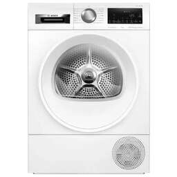 BOSCH Сушильная машина Serie 6 WQG14590BY белый, с английской панелью управления
