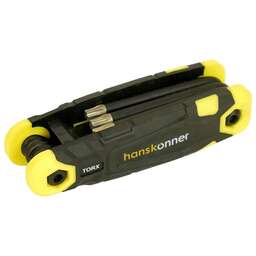 HANSKONNER Набор ключей TORX, 8шт, T9-T40, S2,