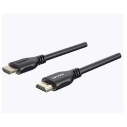 PHILIPS Кабель аудио-видео 4K 60 Гц Ultra HD, HDMI (m) - HDMI (m), ver 2.0, AWG32, медь бескислородная, 1.5м, GOLD, черный [swv4110/56]