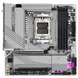 GIGABYTE Материнская плата AMD B650 SAM5 MATX B650M A ELITE AX ICE