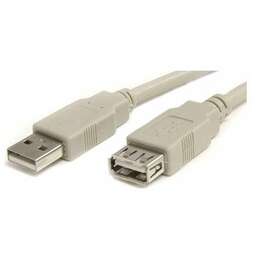 PREMIER Кабель-удлинитель 5-905, USB A(m) (прямой) - USB 2.0 A (f) (прямой), 5м, серый [5-905 5.0]