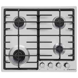 MAUNFELD Газовая варочная панель EGHS.64.6CS/G, 4 конфорки, нержавеющая сталь, серебристый