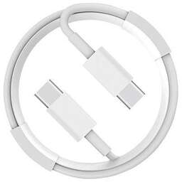 ENERGY Кабель ET-33 USB-С/USB-C, 1 м, 60 Вт, белый (108049)