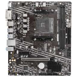 MSI Материнская плата B550M-A PRO Soc-AM4 AMD B550 2xDDR4 mATX AC`97 8ch(7.1) GbLAN RAID+DVI+HDMI