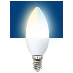 UNIEL (UL-00001570) LED-C37-6W/WW+NW/E14/FR PLB01WH