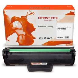 PRINT-RITE Картридж TFHB9GBPU1J, W1106A, черный / PR-W1106