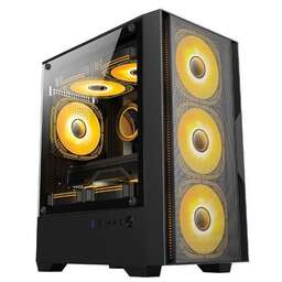 OKLICK Корпус mATX OCC-MN307, Mini-Tower, без БП, черный