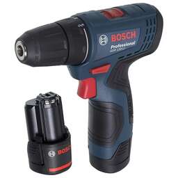 BOSCH Дрель-шуруповерт GSR 120-LI, 2Ач, с двумя аккумуляторами [06019g8000]