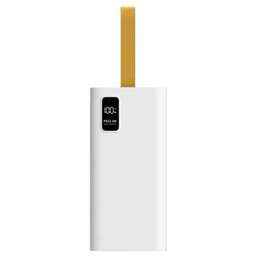 PERO Внешний аккумулятор (Power Bank) PB08, 40000мAч, белый [pb08wh]