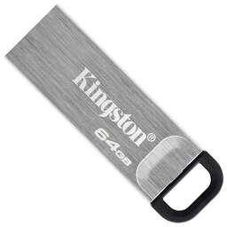 KINGSTON Флеш Диск 64GB DataTraveler Kyson DTKN/64GB USB3.2 серебристый/черный