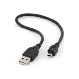 GEMBIRD/Cablexpert (08178) CCP-USB2-AM5P-1 AM/miniBM 5P 0.3м экран (10)