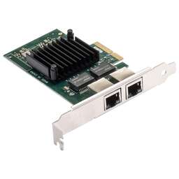 EXEGATE Сетевой адаптер EXE-I350-T4V2 (PCI-E x4 v2.1, порты 4xRJ45 (медные), 10/100/1000Mbps, Gigabit NIC Intel Chipset NHI350AM4) (EX292508RUS)
