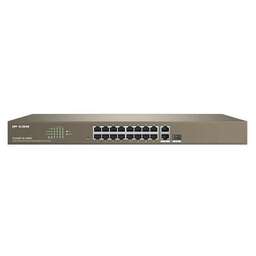 TENDA Коммутатор 16FE+ 2GE POE SFP F1218P-16-250W IP-COM
