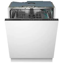 CANDY Встраиваемая посудомоечная машина Nova CI 4A7E0AA-08, полноразмерная, ширина 59.7см, полновстраиваемая, загрузка 14 комплектов, серебристый