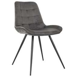 DOMFY Комплект стульев ФЛЕКС, 4шт, на ножках, ткань, темно-серый [дк-флекс_1/хл18_4]
