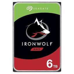 SEAGATE Жесткий диск Ironwolf ST6000VN006, 6ТБ, HDD, SATA III, 3.5"