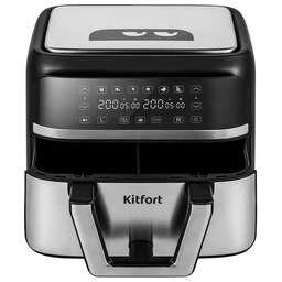 KITFORT Аэрогриль КТ-2247 2850Вт черный/серебристый