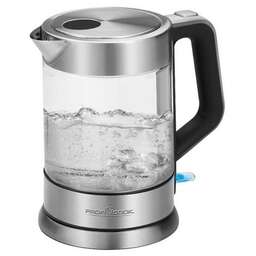 PROFI COOK Чайник электрический PC-WKS 1107 G 1.5л. 2200Вт нержавеющая сталь корпус: стекло/металл (501107)
