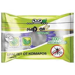 NADZOR Браслет от комаров «РЕЗИНКА», БИО, Botanic BRBIO1