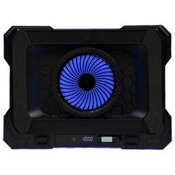 DIGMA Подставка для ноутбука D-NCP190-1x100RGB 19" 428x316x58мм 52дБ 2xUSB 1x 140ммFAN 1280г Fan-control металл/пластик черный
