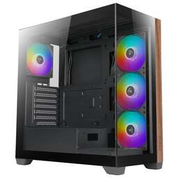 AZZA Корпус Neptune черный без БП ATX 5x120mm 2x140mm 2xUSB2.0 1xUSB3.0 audio bott PSU