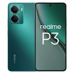 REALME 6.67" Смартфон P3 5G 8/256Gb, RMX5079, NFC, AMOLED, 120Гц, 6000мAч, зеленый