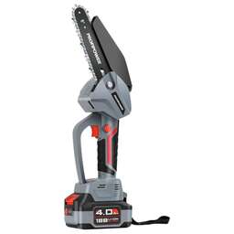 PROFIPOWER Цепная пила MKGST-18V (Li-ion-1шт, 4.0Ач,15см, 6",0-4500 об/мин,шина, цепь, З/У)