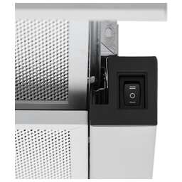 KRONA Встраиваемая вытяжка Kamilla R 600 inox, управление кнопочное, 2 мотора, нержавеющая сталь [22869]
