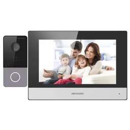 HIKVISION Комплект домофона DS-KIS603-P(C) серебристый
