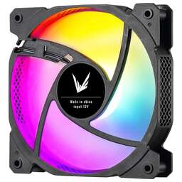 FORMULA Вентилятор для корпуса Cosmic 12BK ARGB 120х120x25 черный 4-pin 26.8дБ (COSMIC 12BK ARPW) Ret
