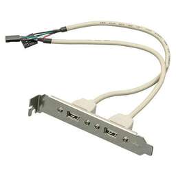 NONAME Адаптер USB Bracket 2xUSB2.0 Bulk