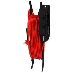 STARWIND Удлинитель силовой ST-PS3.20/B-16 3x1.0кв.мм 3розет. 20м ПВС 16A пласт.рамка оранжевый