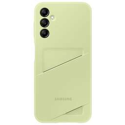 SAMSUNG Чехол (клип-кейс) Card Slot Сase A14, для Galaxy A14, лайм [ef-oa146tgegru]