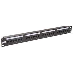 ITK Патч-панель PP24-1UC5EU-D05 19" 1U 24xRJ45 кат.5E UTP