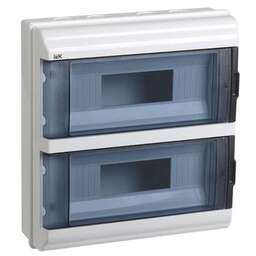 IEK Щит распределительный (MKP72-N3-24-55) КМПн-24 IP55 для уст.мод.устр. навесной 306мм 108мм 328мм