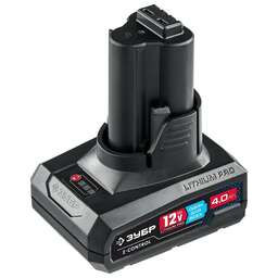 ЗУБР Батарея аккумуляторная ST7-12-4 12В 4Ач Li-Ion