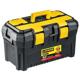 STAYER Ящик для инструментов 38016-19, черный