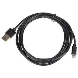 NONAME Кабель USB (m)-Lightning (m) 2м черный